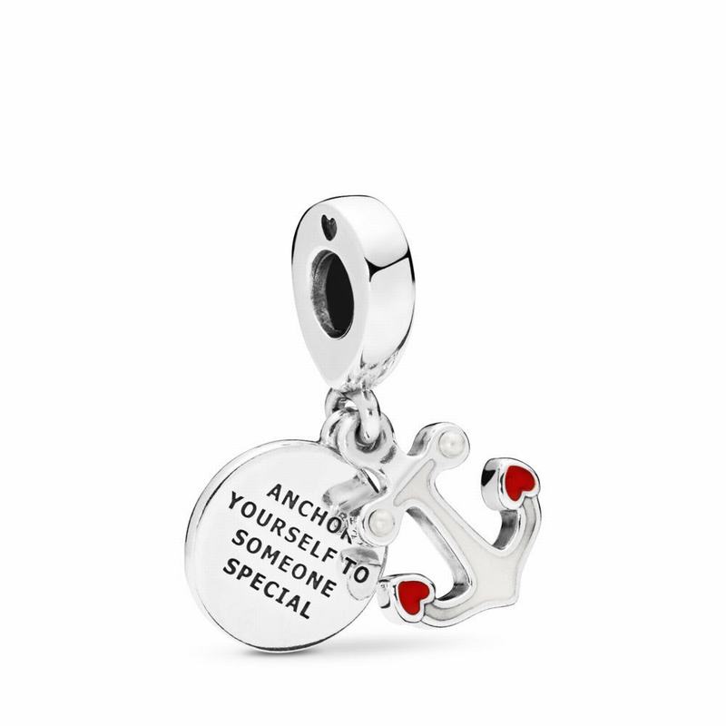 Pandora Australia Anchor of Love Dangle Charm - Sterling Silver | YHJXDK485